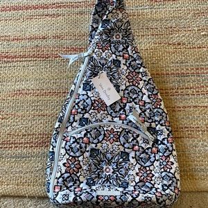 Vera Bradley Lisbon Medalion Essential sling Backpack, NWT